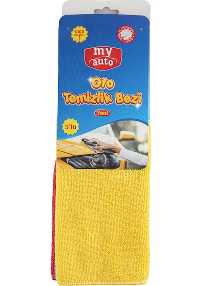 2 Adet My Auto Oto Temizlik Bezi 3'lü