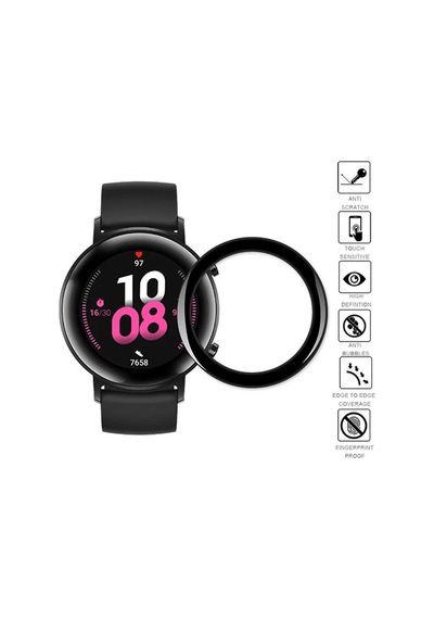 Huawei Watch Gt2 42mm 3d Kavisli Pet Ekran Koruyucu- 5775