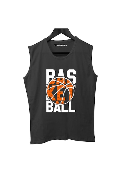 Top Glory Basketbol Baskılı Kolsuz Sporcu T-shirt Tank Top Sporcu Fitness Atlet