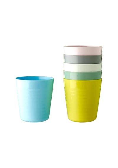 Ikea 004 613.79 Çocuk Plastik Bardağı Çok Renkli 17 Cm 6'lı Paket Sku: Smg8690010537904 Acı Kahve