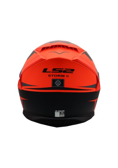 Ls2 Storm 2 Fıst Mat Turuncu-siyah Kask