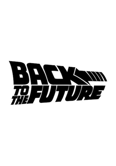 Back To The Future Sticker Oto Motor Laptop Duvar Folyo Sticker 40x16 Cm