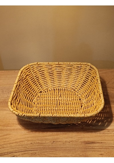 Küçük Boy Hasır Rattan Yuvarlak Sunumluk / Meyve Sepeti / Ekmeklik Diğer