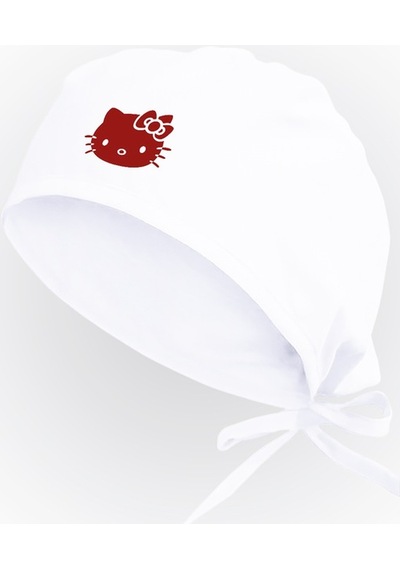 Hello Kitty Cerrahi Bone Beyaz