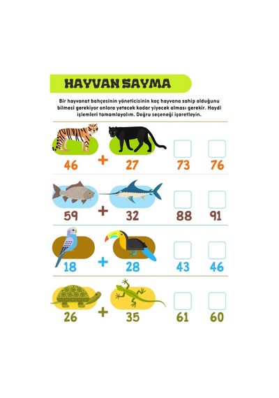 Miniklere Eğlenceli Matematik Kitap Seti 5-8 Yaş İçindir