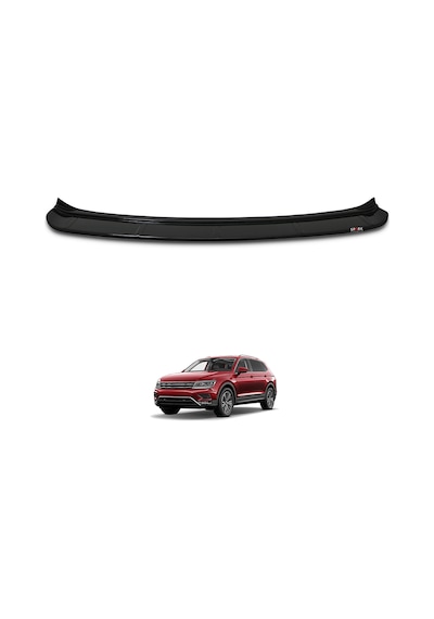 Volkswagen Tiguan 2016- Yılı Ve Sonrası Uyumlu Arka Tampon Eşiği Parlak Siyah