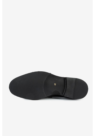 Lofer Erkek Açma Deri Eva Tabanlı Tokalı Klasik Loafer Siyah Lfr-p2750 Acma