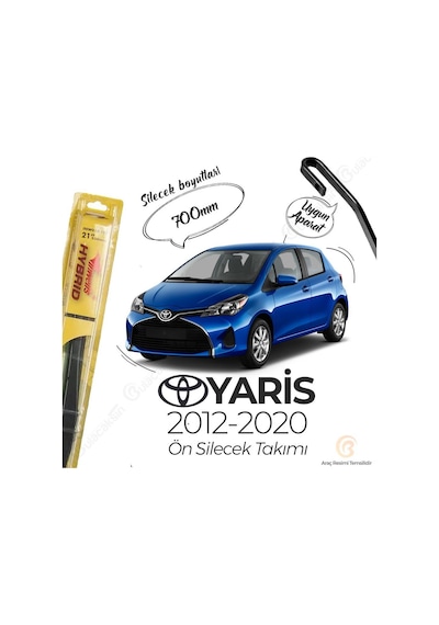Toyota Uyumlu Yaris Silecek Takımı 2012-2020 İnwells  Hibrit