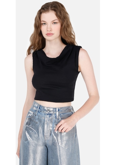 Colin's Colins Siyah Kadın Tshirt K.kol Cl1071942 Q1.v1 Blk Siyah