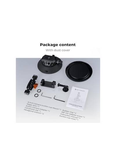 K&f Concept 6" Suction Cup - Vakum Pompalı Vantuz