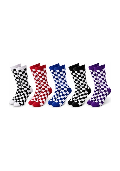 Unisex Çorap Dama Desenli Renkli 5'li Set Kareli Uzun Soket Günlük Spor Eğlenceli Rahat Çorap Seti Renk: Çok Renkli, Beden: 39-44, Adet: 5 Diğer Unisex Çorap Dama Desenli Renkli 5'li Set Kareli Uzun Soket Günlük Spor Eğlenceli Rahat Çorap Seti Renk: Çok Renkli, Beden: 39-44, Adet: 5 Diğer