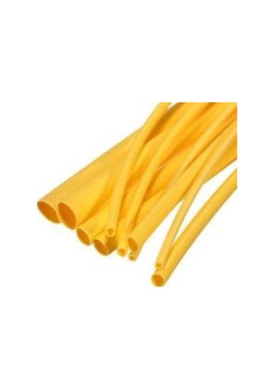 16/8mm Isı İle Daralan Makaron Sarı 1 Metre Kablo Kılıfı