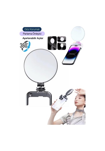 Led Işık Çok Amaçlı 3 Işık Modu Led Video Işığı Telefon Kamera Profesyonel Aydınlatma Selfie Işık
