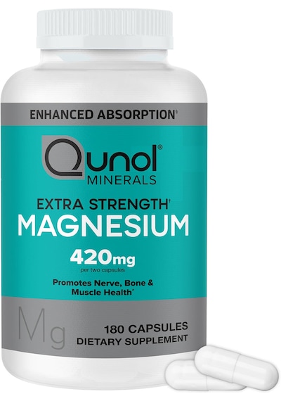 Qunol Magnesium 420 Mg 180 Kapsül Usa Menşeii Dmmedicineden Orijinal