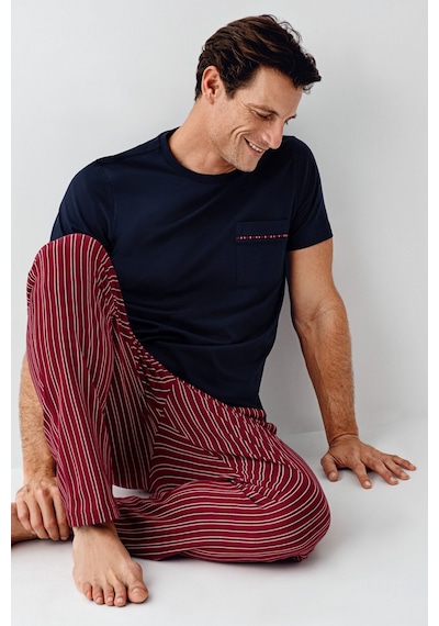 Arnetta Erkek Bordo Pijama Takım Ar3011-s-v3