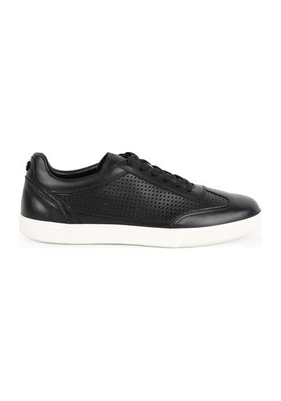 Lbr Erkek Sneaker Siyah %100 Hakiki Deri Lazer Delik Detaylı Bağcıklı Beyaz Kauçuk Taban Günlük Ayakkabı H1123 Lbr Erkek Sneaker Siyah %100 Hakiki Deri Lazer Delik Detaylı Bağcıklı Beyaz Kauçuk Taban Günlük Ayakkabı H1123