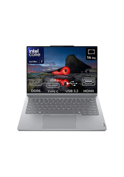 Lenovo ThinkBook 14 2-in-1 G4 IML 21MX002VTR018 Ultra 7 155U 64 GB 2 TB SSD 14" Dos Dizüstü Bilgisayar