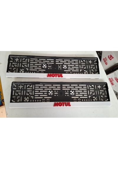 Motul Beyaz Takmatik Standart Plakalık 2li Plaka Plaka