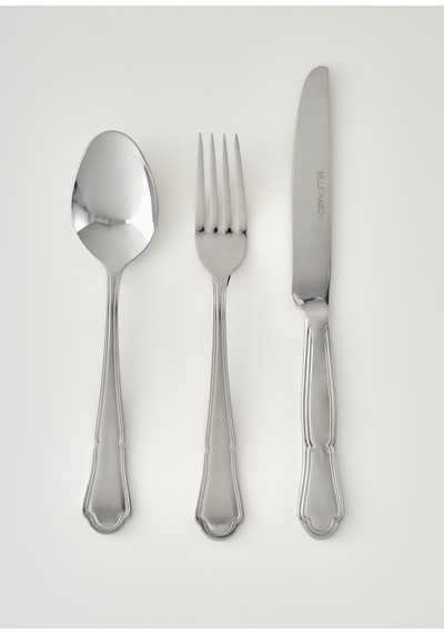Bella Maison Torino 18 Parça Yemek Çatal Kaşık Bıçak Seti Silver Silver
