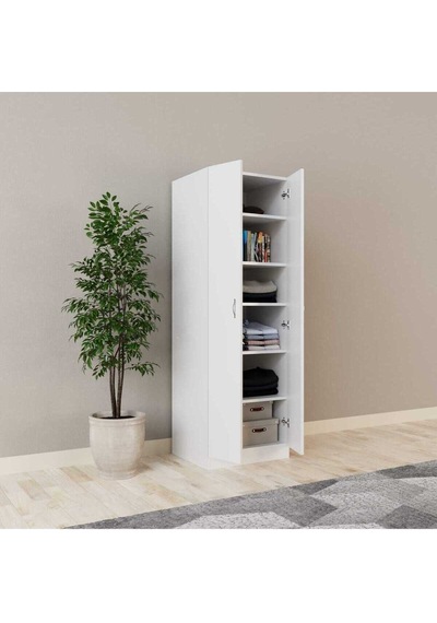Altın Giyinme Dolabı - Çok Amaçlı Dolap - Gardırop 60 Cm-2 Kapaklı