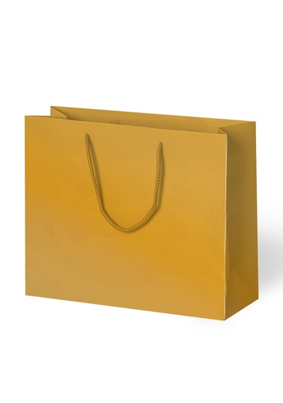 Altın Lüks Karton Çanta 42x38cm Pakette 10 Ad