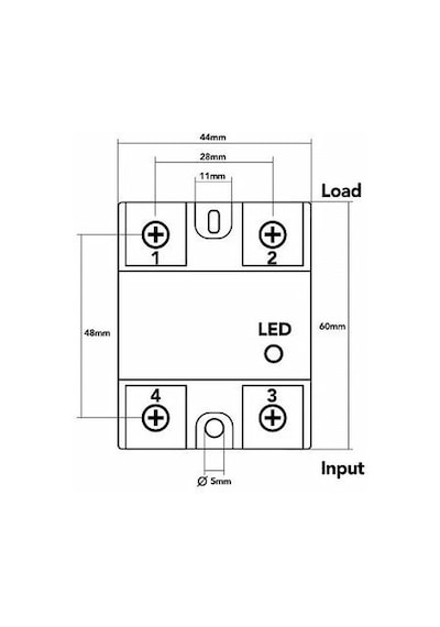 Ssr-40Da Solid State Röle 40A