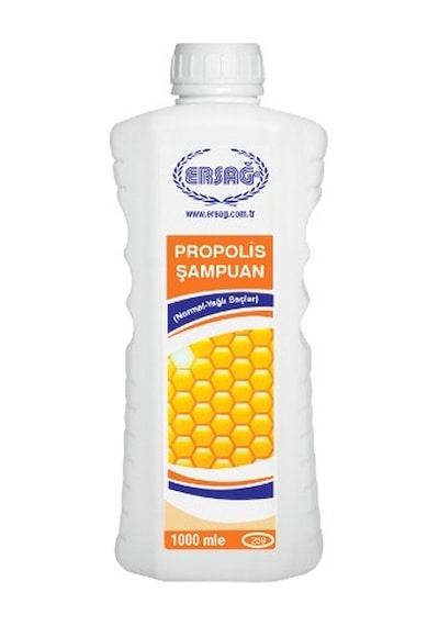 Ersağ Propolisli Normal ve Yağlı Saçlar için Şampuan 1 L