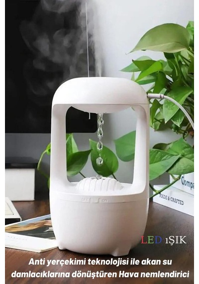 Hava Nemlendirici Aromatik Oda Kokusu Difüzörü Buhar Ultrasonik Led Işıklı 500ml Disco Topu - 59604975