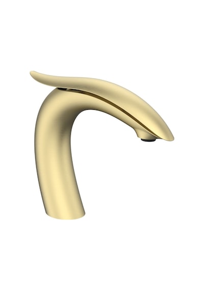 Swan Fırçalanmış Altın Lavabo Bataryası Renkli