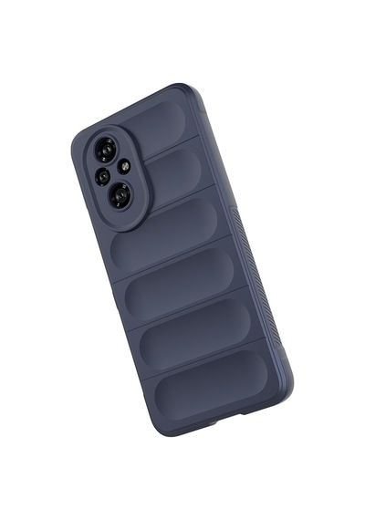 Honor 200 Kılıf Kamera Korumalı Esnek Silikon Parmak Şeritli Pazarplus Siyah