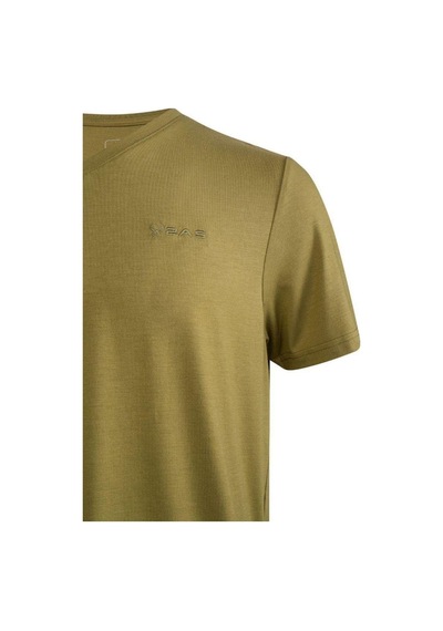 2as Victor Erkek Viloft V Yaka T-shirt Yeşil Yeşil