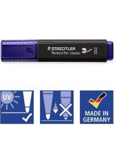 Textsurfer Classic Işaretleme Kalemi Siyah- Black Hıghlıghter Siyah