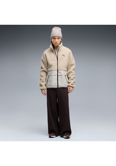 Puma Hybrid Sherpa Erkek Krem Polar Ceket 694562-82