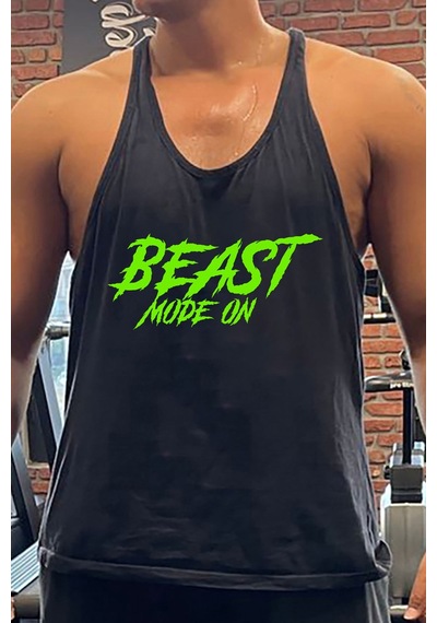 Bluu Beaston Gym Fitness Tank Top Sporcu Atleti