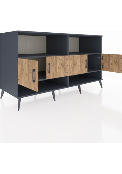 Kronos Konsol 4 Raflı 4 Kapaklı 176x59x99 Antrasit-çam/antrasit Antrasit-çam/antrasit Kronos Konsol 4 Raflı 4 Kapaklı 176x59x99 Antrasit-çam/antrasit Antrasit-çam/antrasit