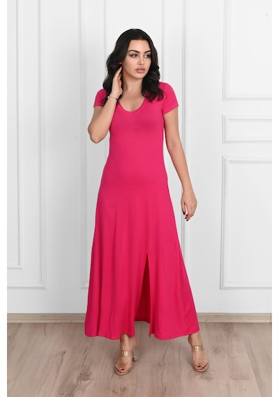 Koza Butik Kadın Yırtmaç Detaylı Elbise 5174-23 001