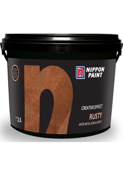 Nippon Rusty Düz Antik Metal Görünümlü Boya 1.25 L 1 KG