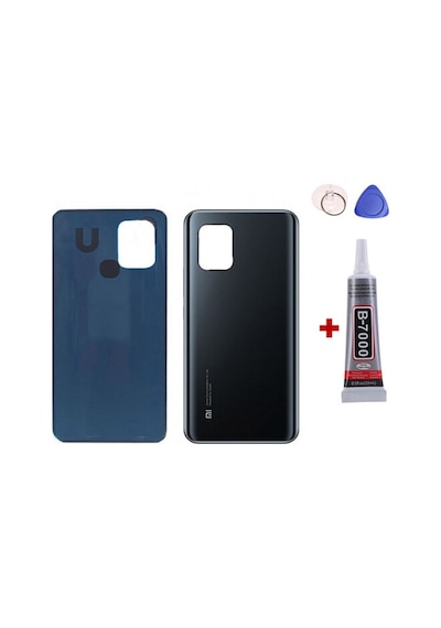 Xiaomi Mi 10 Lite 5g Siyah Arka Kapak Batarya Kapağı Pil Kapağı Yapışkan Ve Sökme Aparatıyla Beraber Full Set Siyah