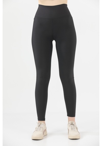 Winmoda34 Kadın Korse Tayt Push Up Yüksek Bel Geniş Kemer Siyah
