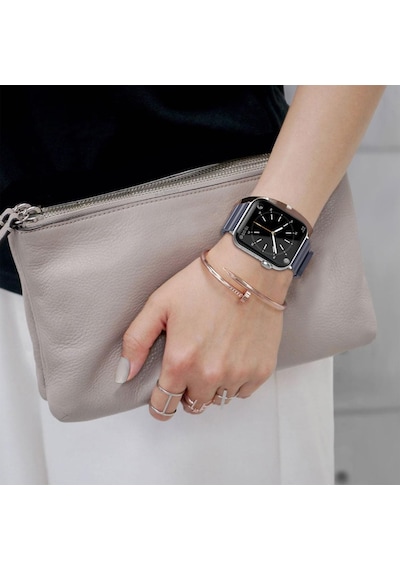 Apple Watch Silikon Kayış 38-40-41mm Uyumlu Yumuşak Rahat Günlük Kullanım Değiştirilebilir Saat Bandı Çok Renkli