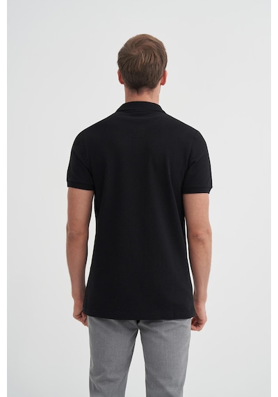 Cazador 4613 Polo Pike T-shirt Siyah