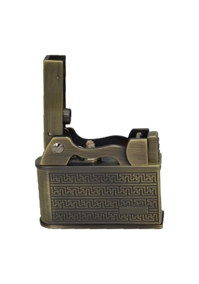 Benzinli Zippo Tarz Çakmak B-zb-612 Bronz