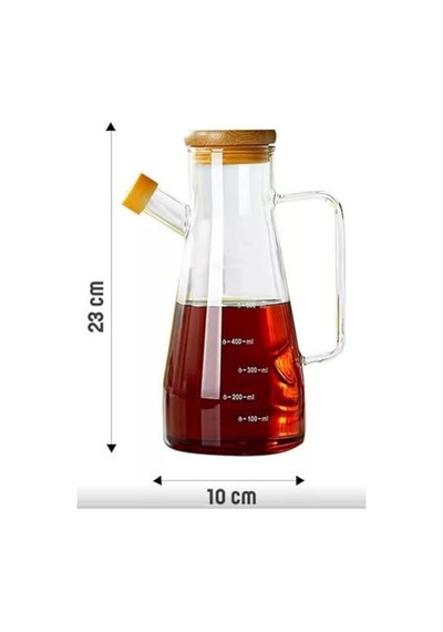 Cambu Vakumlu Bambu Kapaklı 900 Ml Borosilikat Cam Tekli Yağlık Sirkelik Yağdanlık Diğer