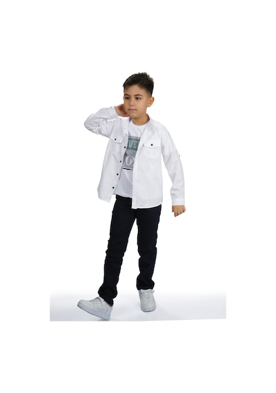 Mnk Baby & Kids Gömlek , Pantolon , T-shirt 3parça Erkek Çocuk Takım Mnk1754 001