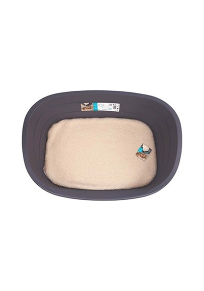 M-pets Java Plastik Minderli Köpek Yatağı Large 80x57x25 Cm 244-54007.03