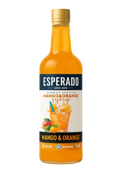 Mango-portakal Yoğun Aromalı Konsantre Şurup 750 Ml