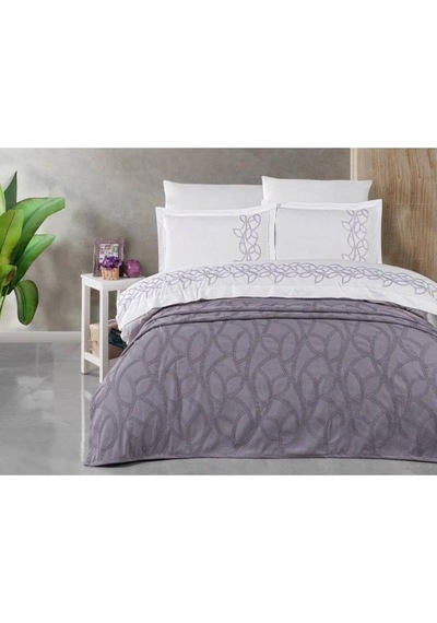 Ecosse Livello Yatak Örtüsü Seti Bella Lavender Lila