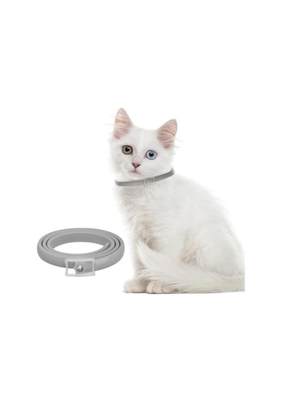 Kedi Pire Ve Bit Kovucu Engelleyeci Tasma Boyunluk 38 Cm Tek Renk
