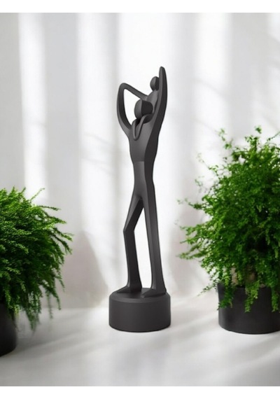 Babaya En Anlamlı Hediye Modern Figürlü Heykel 3d Yazıcı Üretimi Pla 13 Cm 20 X 8