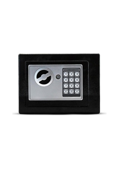 6387 Elektronik Şifreli Mini Çelik Para Kasası